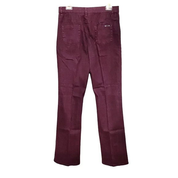 DG2 by Diane Gilman Classic Stretch Jeans Bootcut Purple Size (8T) - Picture 2 of 8